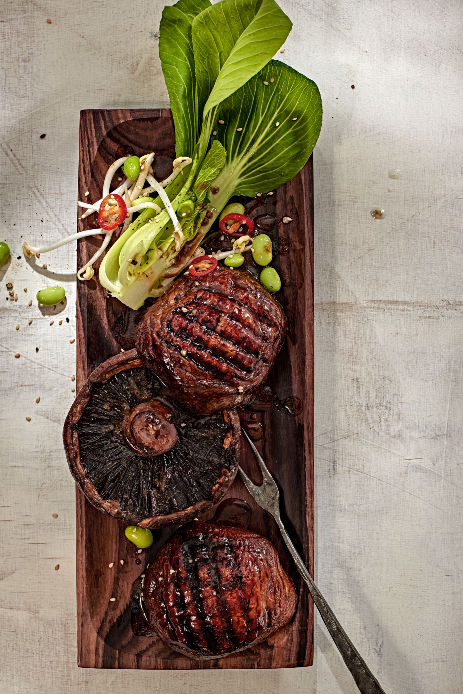 Teriyaki-Pilze