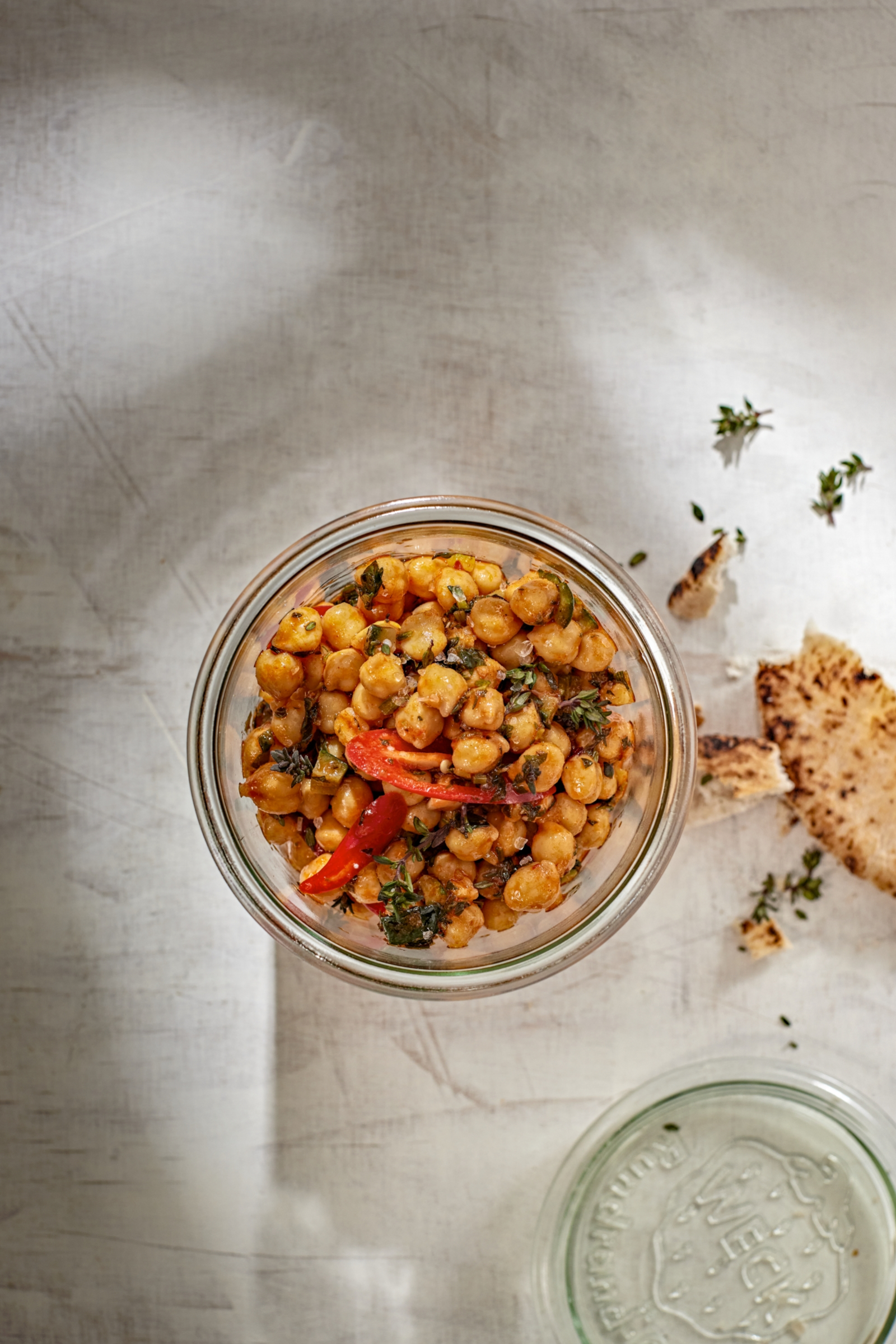Kichererbsen-Harissa-Salat