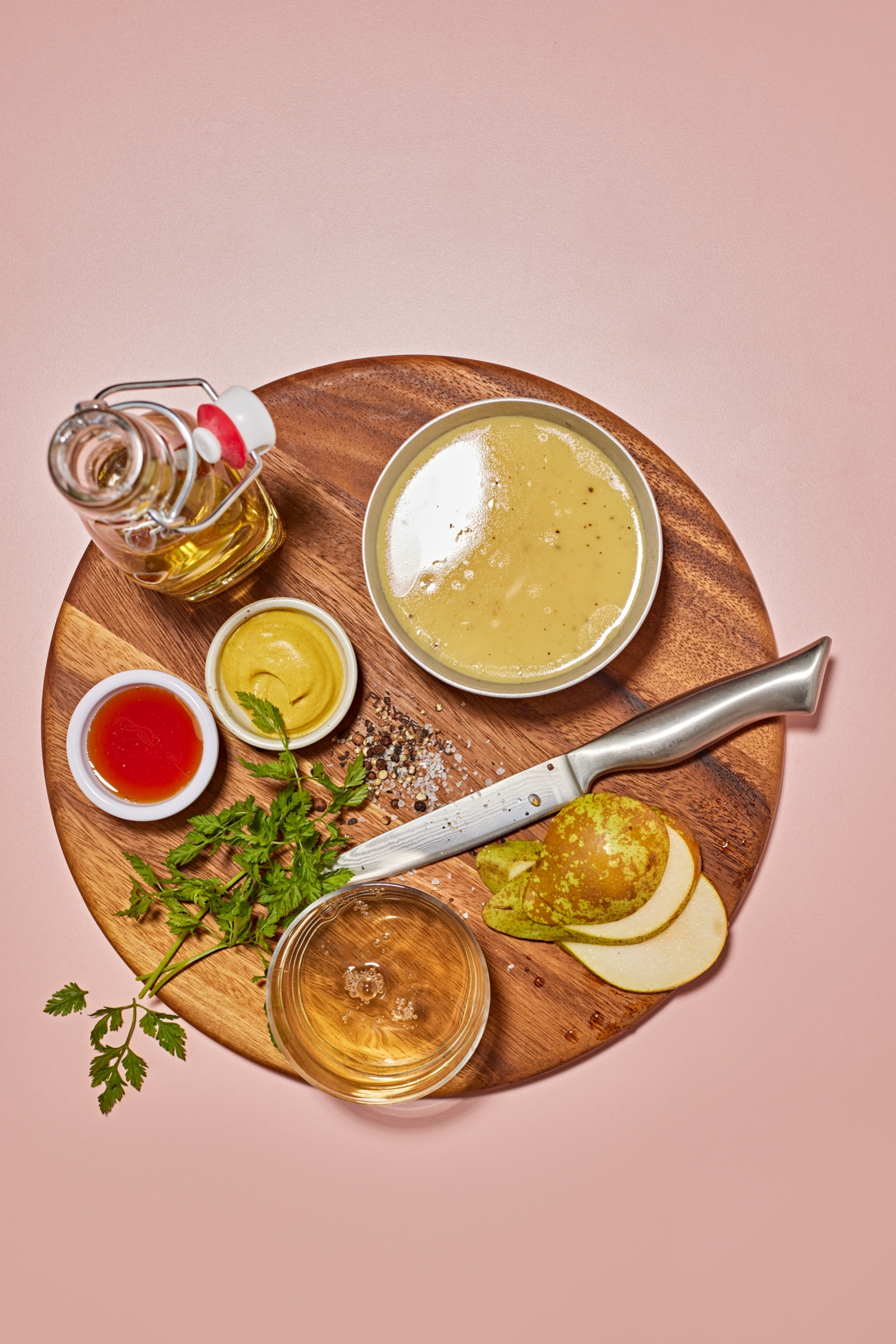 Birnel-Senf-Dressing