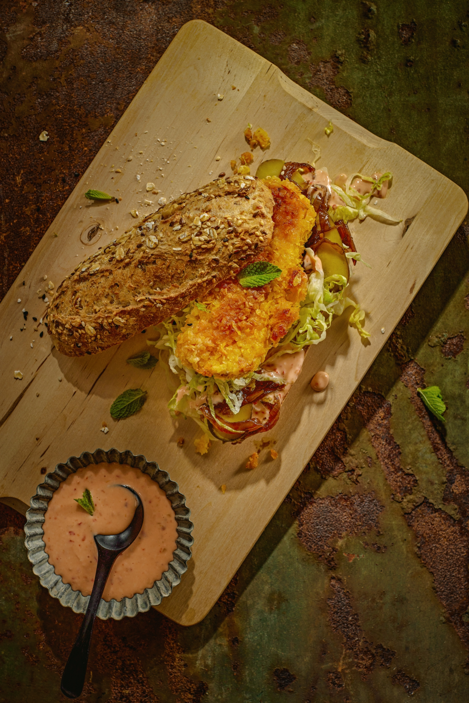 Vegi-Schnitzelbrot