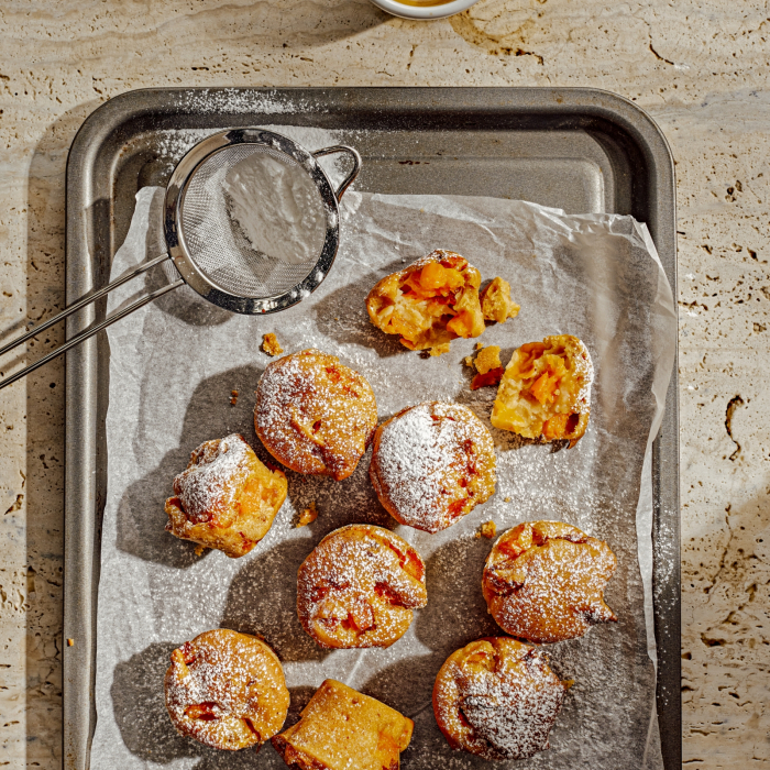 Leinsamen-Aprikosen-Muffins