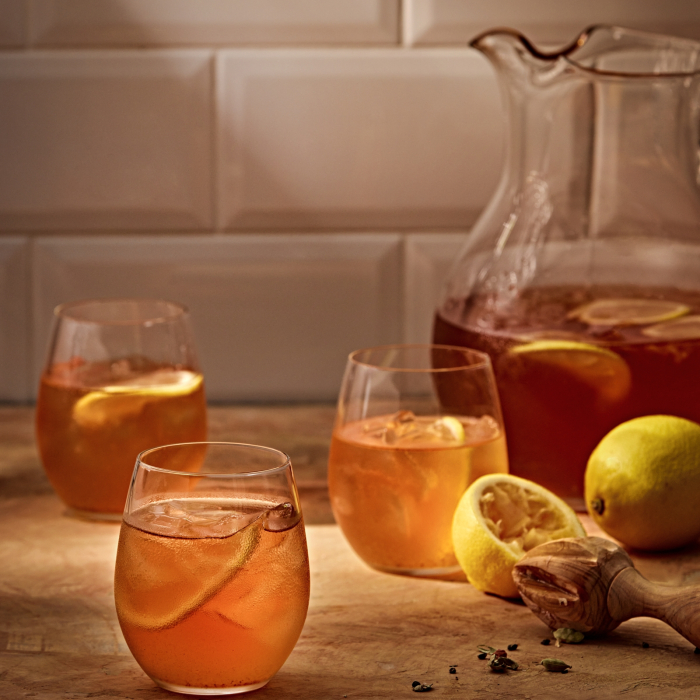 Pfirsich-Apfel-Eistee