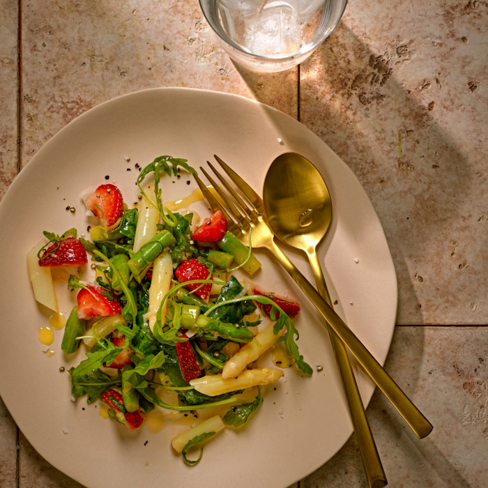 Spargel-Erdbeer-Salat